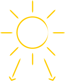 Le rayonnement du soleil - H2air